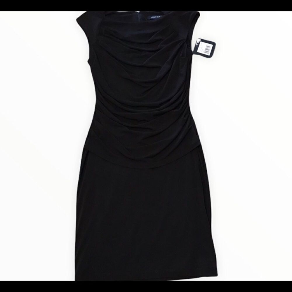 Ellen Tracy Size 4 Classy Black Dress NWT